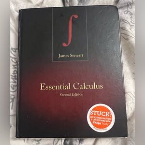 Essential Calculus by James Stewart. Second edition textbook